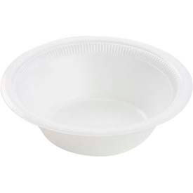 Dart SCCRS12BNW, Laminated Foam Bowls, 10-12 oz, White, 1000/Carton