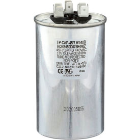 CARRIER ENTERPRISES LLC TP-CAP-45/7.5/440R Tradepro® Run Capacitor, 45 + 7.5 MFD, 440V, Round image.