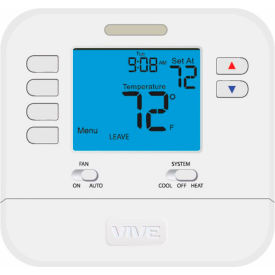 CARRIER ENTERPRISES LLC TP-P-705 VIVE™ 700 Series 5+1+1 Large Screen Thermostat, Programmable, 1H/1C image.