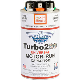 CARRIER ENTERPRISES LLC TURBO 200 Turbo Multi Cap Capacitor, Up to 67.5 MFD, 440V image.