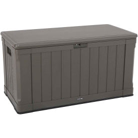 Lifetime Products 60089 Lifetime 60089 Outdoor Deck Storage Box 116 Gallon, Brown image.