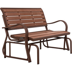 Lifetime Products 60290 Lifetime® Glider Bench, Mocha Brown image.
