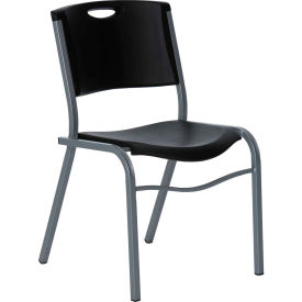 Lifetime Products 82830 Lifetime® Stacking Chair, Black, Pack of 14 image.
