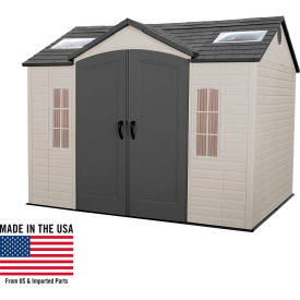 Lifetime Products 60005 Lifetime® Storage Shed 10 x 8 Front Entry with Windows image.