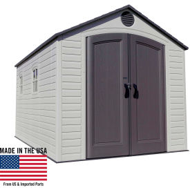 Lifetime Products 6402 Lifetime 710" x 12 4" Storage Building With Windows image.