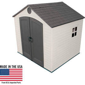 Lifetime Products 6411 Lifetime 8 x 7  6" Storage Building With Windows image.