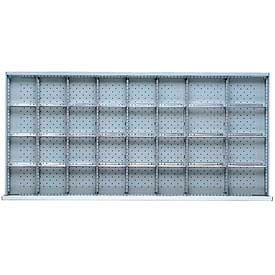 Lista International DWDR732-100 DW Drawer Layout, 32 Compartments 3" H image.