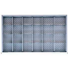 Lista International MWDR524-150 MW Drawer Layout, 24 Compartments 5" H image.