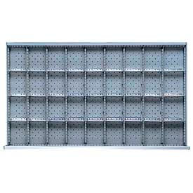 Lista International MWDR836-100 MW Drawer Layout, 36 Compartments 3" H image.