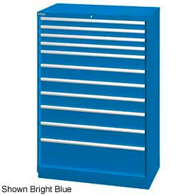 Lista International XSHS1350-1103BBKA Lista 40-1/4"W  Cabinet, 11 Drawer, 162 Compart - Bright Blue, Keyed Alike image.