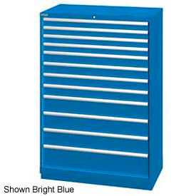 Lista International XSHS1350-1201BBMA Lista 40-1/4"W  Cabinet, 12 Drawer, 174 Compart - Bright Blue, Master Keyed image.