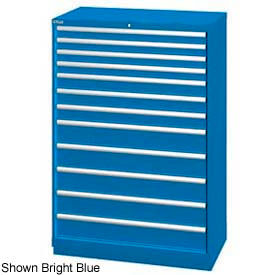 Lista International XSHS1350-1234BBKA Lista 40-1/4"W  Cabinet, 12 Drawer, 177 Compart - Bright Blue, Keyed Alike image.