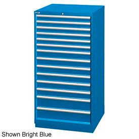 Lista International XSSC1350-1417CBKA Lista 28-1/4"W Cabinet, 14 Drawer, 282 Compart - Classic Blue, Keyed Alike image.