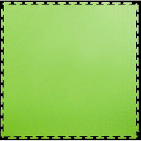 PVC Floor Tiles, 19.5x19.5", Textured, Neon Green view 2