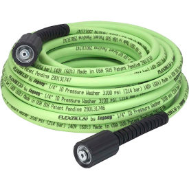 Legacy Mfg. Co HFZPW3450M Flexzilla® HFZPW3450M 1/4" X 50 3100PSI Cold Water Pressure Washer Hose W/M22 Fittings image.