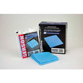 L.M. Gerson Company 020008B Gerson® Blend Prep XL Tack Cloth 18" x 18" Blue, 10 Cloths/Box. 12 Boxes/Case - 020008B image.