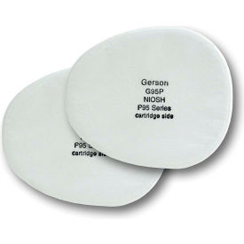 L.M. Gerson Company G95P Gerson® G95P Disposable P95 Particulate Filter Pad, White, 10/Box image.