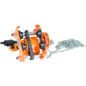 Low Headroom Hoist & Trolley Combo Geared 1000 Lb. Cap.