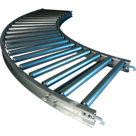 Ashland 11F EG 90° Curve Roller Conveyor 16" BF 1-3/8" Roller Dia. 1-1/2" Roller Centers 
