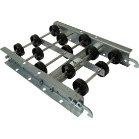 Ashland 12"W Straight Skate Wheel Conveyor 5L Galvanized Steel 10 WPF 