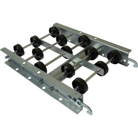 Ashland 12"W Straight Skate Wheel Conveyor 10L Galvanized Steel 10 WPF 