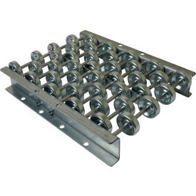Ashland 12"W Straight Skate Wheel Conveyor 5L Galvanized Steel 32 WPF 