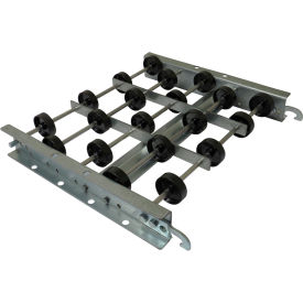 Ashland 18"W Straight Skate Wheel Conveyor 5L Galvanized Steel 16 WPF 