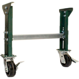 Ashland H-Stand Support with Casters 36" BF 18-3/4" to 23-5/8" Height Range 1800 lb. Capacity 