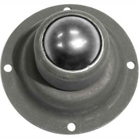 Ashland Conveyor Products 48771 Ashland Round Flange Ball Transfer 48771 - 1" Dia. Carbon Steel Ball - 135 Lb. image.