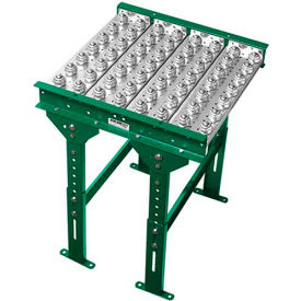 Ashland 10"W Ball Transfer Conveyor Table 4L 3" Ball Center 
