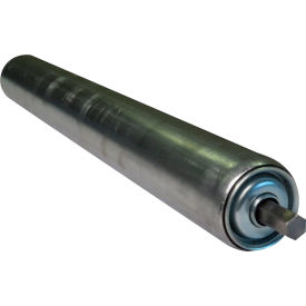 1-7/8" Dia. Galvanized Steel Replacement Roller, 36" BF, 7/16" Hex Plain Steel Shaft view 2