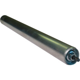 Ashland EA 1-3/8" Dia. Aluminum Replacement Roller 22" BF 1/4" Round Plain Steel Shaft 