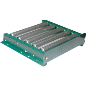 Ashland Conveyor Products 30174 Flat End Stop 30174 for Ashland 16" BF Roller Conveyor - Painted Steel 3-1/2" x 3/16" image.