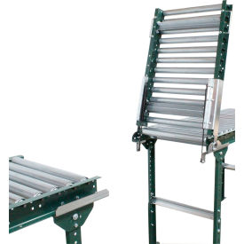 Ashland 3 Roller Conveyor Hinged Gate 10" BF 1-7/8" Dia. 3" Centers 
