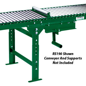 Ashland RS140 1-3/8" Dia. Galvanized Steel Hand Operated Roller Stop For 2-1/2" Frame Set 16" BF 