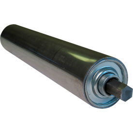 2-5/8" Dia. Steel Replacement Roller, 33" BF, 11/16" Hex Plain Steel Shaft view 2
