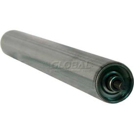 Ashland 1-3/8"" Dia. Galvanized Steel Replacement Roller - 16"" BF - 1/4"" Round Spring Retained Shaft