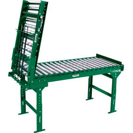 Ashland 3 Spring Assisted Roller Conveyor Gate - 22"" BF - 1.9"" Roller Diameter - 3"" Axle Centers