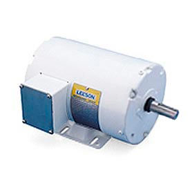 Leeson Electric 112428 Leeson Motors Motor Washdown Motor-3/4HP, 208-230/460V, 1725RPM, TEFC, RIGID, 1.15 SF, 77 Eff. image.