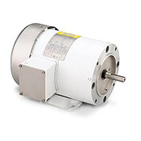 Leeson Electric 112483 Leeson Motors Motor Washdown Motor-1/2HP, 575V, 1725RPM, TEFC, RIGID C, 1.15 SF, 74 Eff. image.