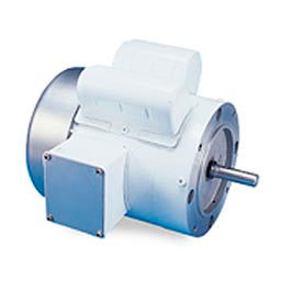 Leeson Electric 114315 Leeson Motors Motor Washdown Motor-3/4HP, 115/208-230V, 1725RPM, TEFC, ROUND, 1.15 SF, 70 Eff. image.