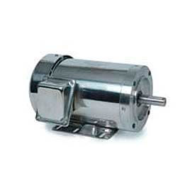 Leeson Electric 191209 Leeson Motors 3-Phase Washguard Duty Motor 1/.75HP, 3450/2850RPM, 56H, TEFC, 208 230/460V, 60/50HZ image.