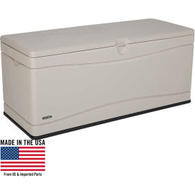 Lifetime 60040 Outdoor Deck Storage Box 130 Gallon Sand w/Black Bottom