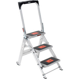 Little Giant Safety Aluminum Step Ladder - 3 Step - 10310BA
