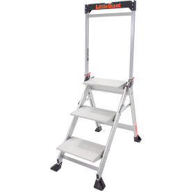 Little Giant Ladders 11903 Little Giant® Jumbo Step Aluminum Ladder - 375 lb. Capacity, 3 Step - 11903 image.
