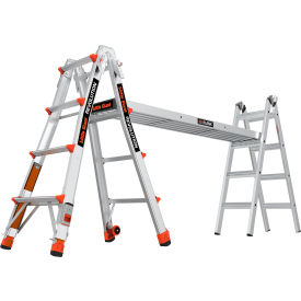Little Giant Ladders 13117-801 Little Giant Revolution 2.0 Articulated Extendable Ladder w/ Ratchet Leveler, 4 Type IA, 300 lb Cap image.