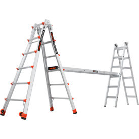 Little Giant Ladders 13126-001 Little Giant® Revolution 2.0 Articulated Extendable Ladder, Aluminum, 6 Type IA, 300 lb. Cap. image.