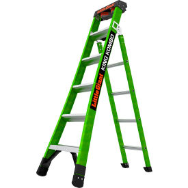 Little Giant Ladders 13906-001 Little Giant® King Kombo Professional Combination Ladder, 6 Type IAA, 5 Step, 375 lb. Capacity image.