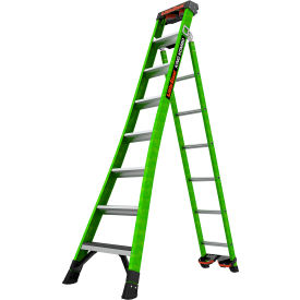 Little Giant Ladders 13908-071 Little Giant® King Kombo Combination Ladder w/ Grip-N-Go Hinge, 8 Type IAA, 7 Step, 375 lb Cap image.