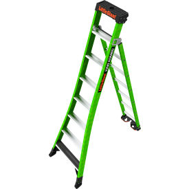 Little Giant Ladders 13908-072 Little Giant King Kombo Combination Ladder w/ Grip-N-Go Hinge, 8 Type IAA, 7 Step, 375 lb. Capacity image.
